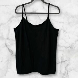 Torrid black tunic tank top adjustable strap size 3x